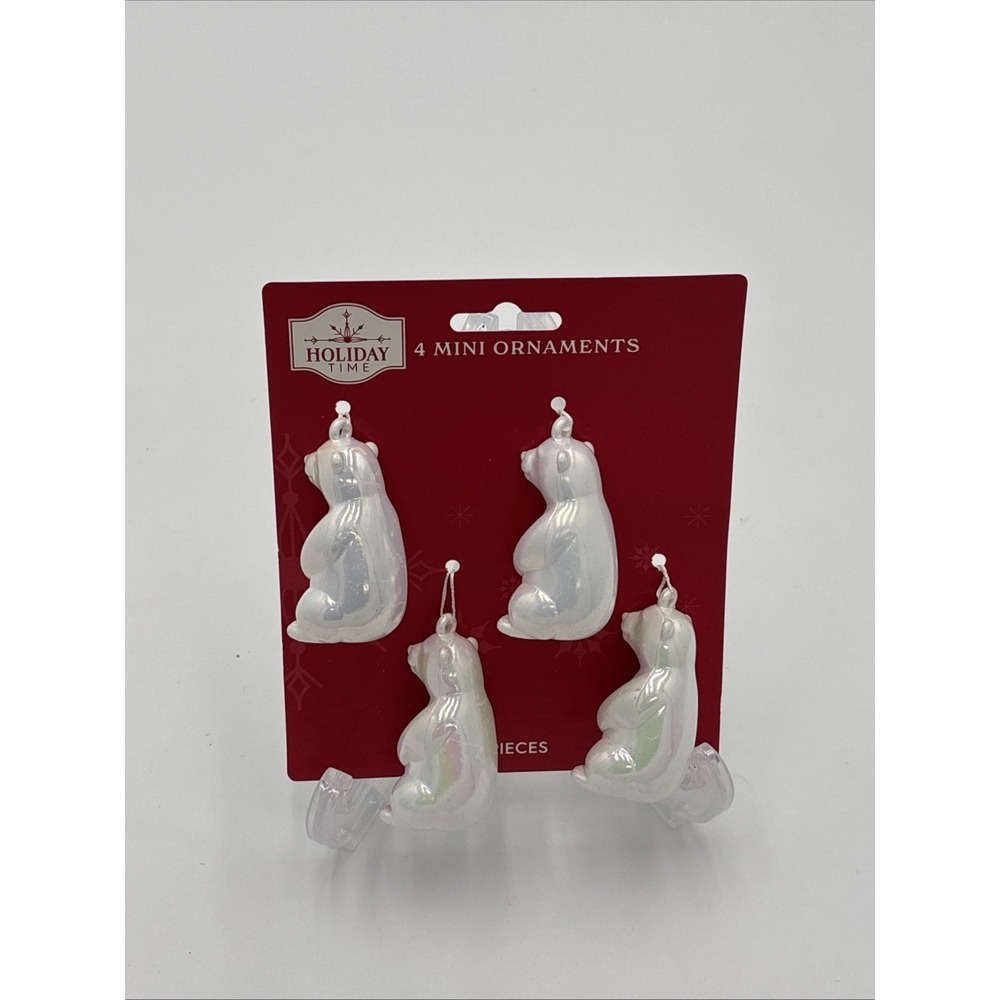 Holiday Time Mini Ornaments 4pk